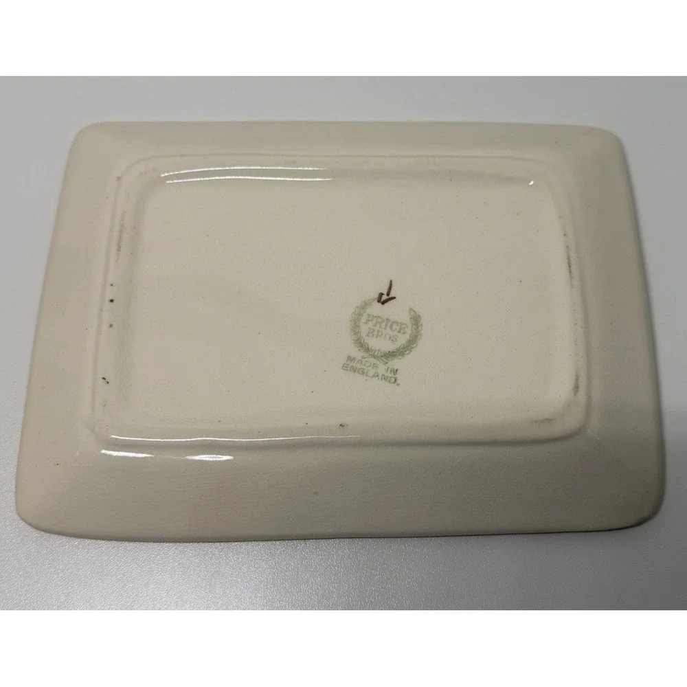 Vintage Cottage shaped butter/cheese dish - Made in England by Price Bros. PO 42